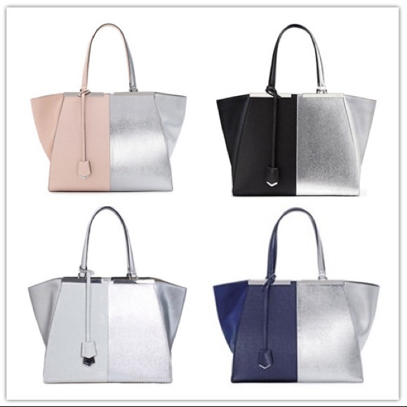 SOLD✖️Fendi 3Jours Two Tone Shoulder Bag Tote - Picture 16 of 16